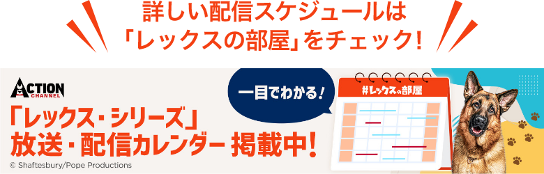 詳しい配信スケジュールはレックスの部屋をチェック！