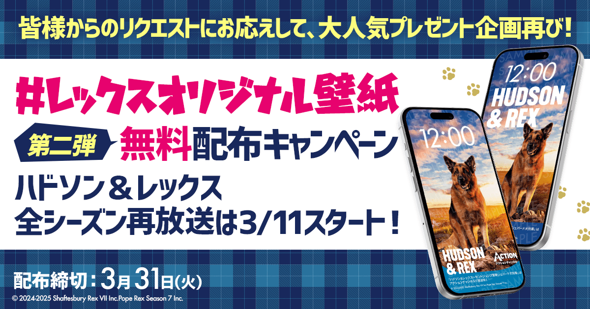 ＃レックスオリジナル壁紙 無料配布キャンペーン 第2弾！